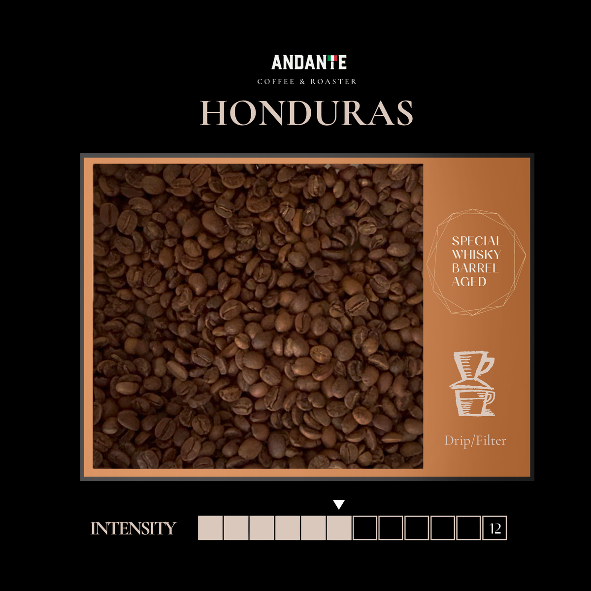 Honduras Whisky Barrel Aged Single Origin Light Roast