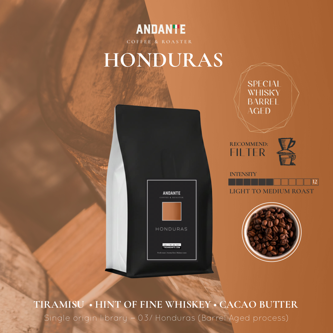 Honduras Whisky Barrel Aged Single Origin Light Roast