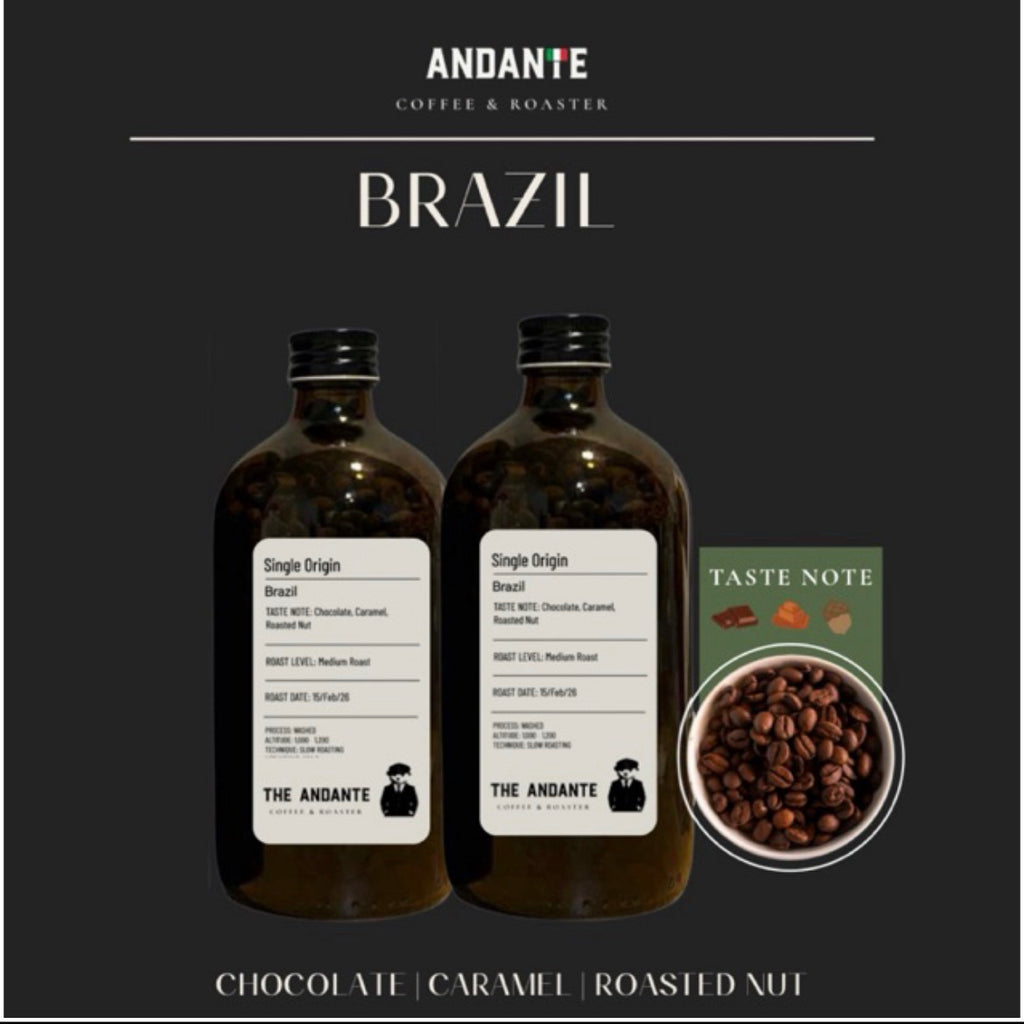 Roasted coffee bean in duo bottle pack 150 g. x2