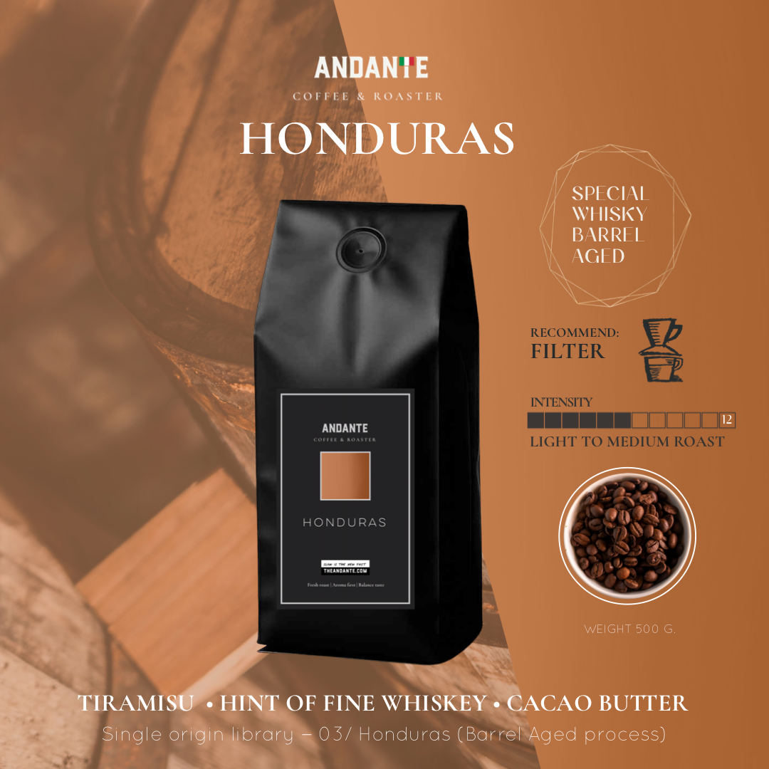 Honduras Whisky Barrel Aged Single Origin Light Roast