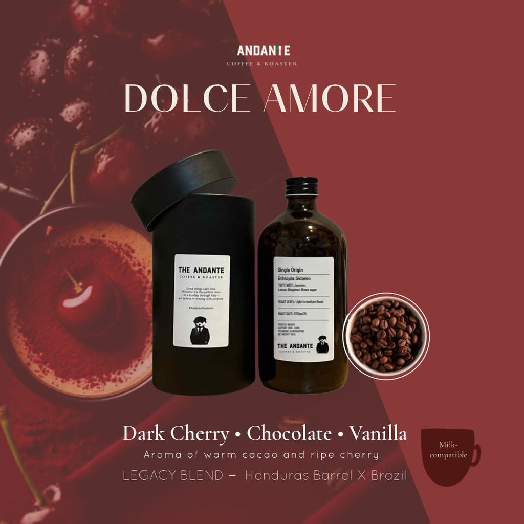 กล่องของขวัญกาแฟ Dolce Amore Blend 180 กรัม