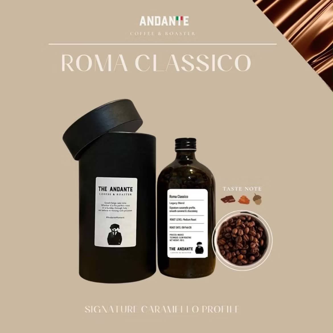 Roma Classico Blend gift box 180 g.